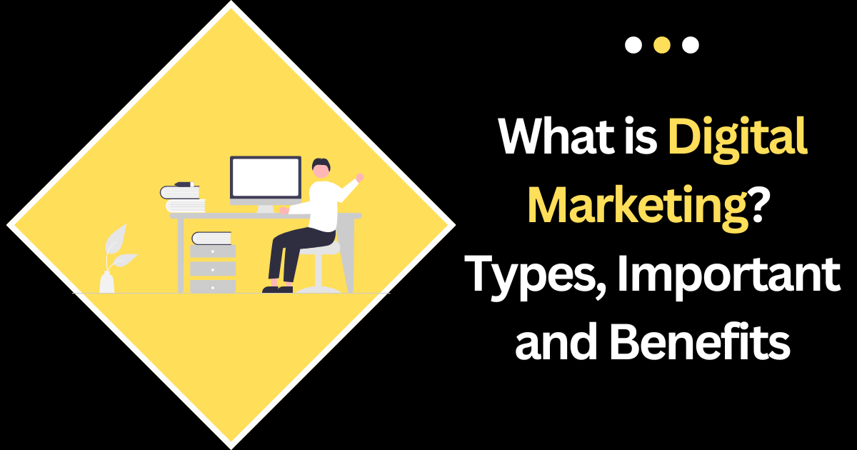 What is Digital Marketing? Types, Important and Benefits